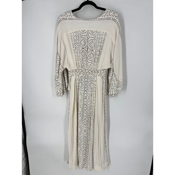 Free People Modern Kimono Dress in Pearl Combo - Picture 5 of 6